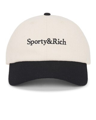 Serif Logo Flannel Hat | FWRD 