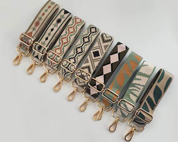 38mm Widthnew Style Colorful Cotton Embroidery Webbing | Etsy | Etsy (US)