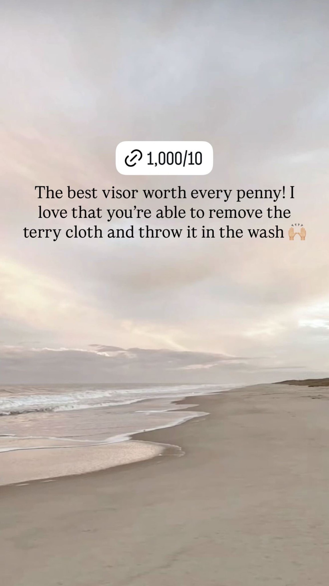 The best visor worth every penny! I love that you're able to remove the terry cloth and throw it in the wash🙌🏼

#LTKSeasonal #LTKgrwm #LTKootd