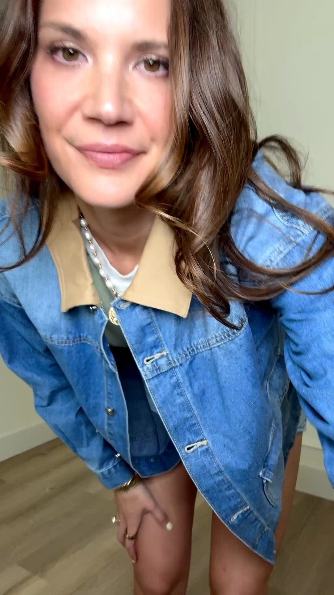 This denim jacket is such a good layering piece, I love the brown collar that gives it a subtle western feel. The fit is so good with great sleeve length, and it is perfect to throw on over everyday outfits or casual looks.

Jacket - size L, runs TTS 
Tall girl outfits, Denim jacket outfit, Western style jacket, Brown collar jacket, Amazon tall girl clothing, Long sleeve length tops, 6 foot style, Casual outfit ideas, Spring layering pieces, Everyday outfits, Lightweight jackets, Stang and Co

#LTKSeasonal #LTKFestival #LTKTall