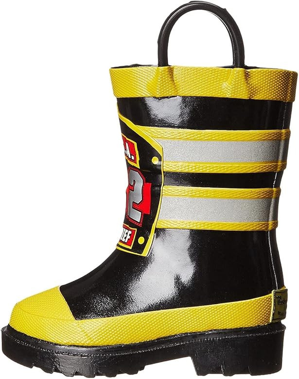 Western Chief Boys Waterproof Printed Rain Boot with Easy Pull On Handles | Amazon (US)