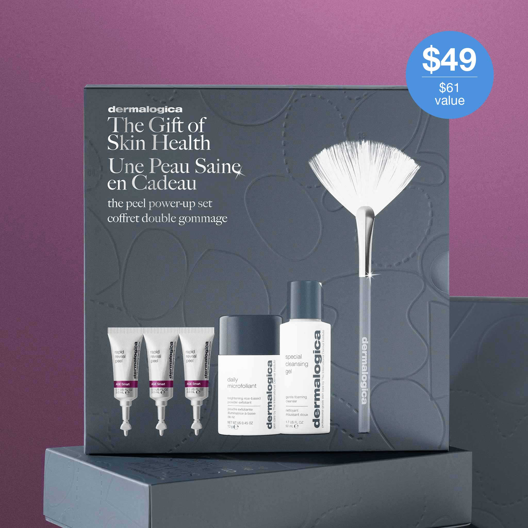 The Peel Power-Up Set, Holiday Kit | Dermalogica® | Dermalogica (US)