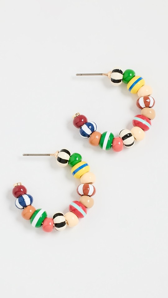 Prairie Rose Mini Hoop Earrings | Shopbop