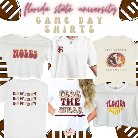 Calling all my seminole fans!! 
Football season is coming fast! I’ve been on the lookout for some cute team shirts and here are a few I found! 
I’m loving the crop tops since we all know it gets so hot!! These are perfect to throw with a pair of shorts!  A few are on sale, so grab them while you can!! 

#florida #floridastate #fsu #football #tank #crop #footballseason #shirt #etsy #sale #sec #acc #fsufootball

#LTKBacktoSchool #LTKU #LTKFind
