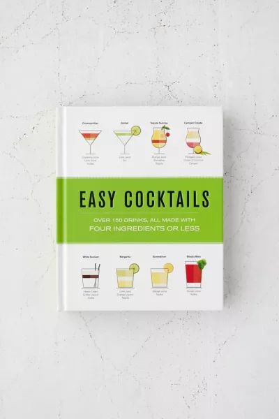 Easy Cocktails: Over 100 Drinks, All Made with Four Ingredients or Less By The Coastal Kitchen | Urban Outfitters (US and RoW)