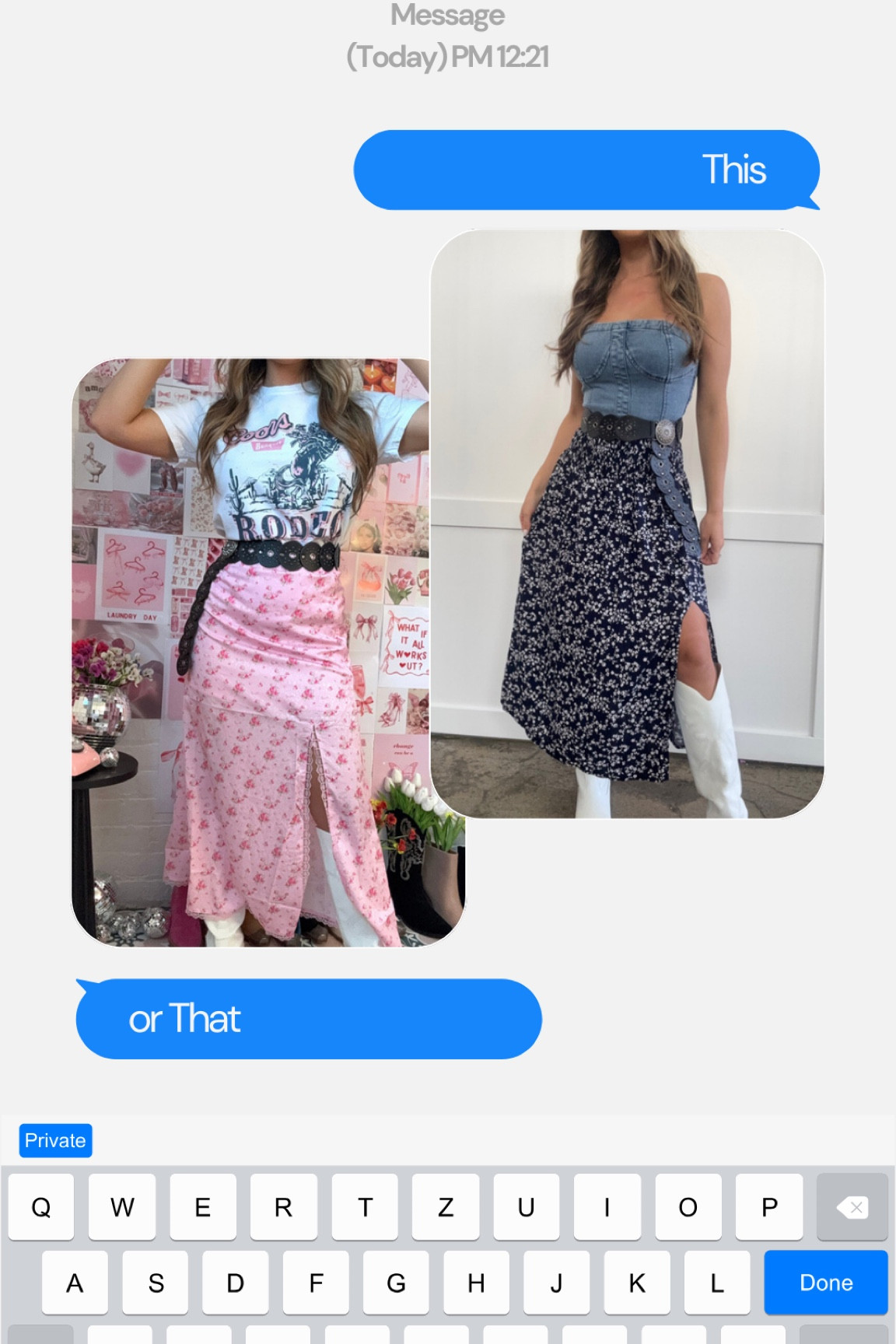 Country Concert look convo with bestie! Which look are we choosing?

#LTKMostLoved #LTKFindsUnder100 #LTKParties