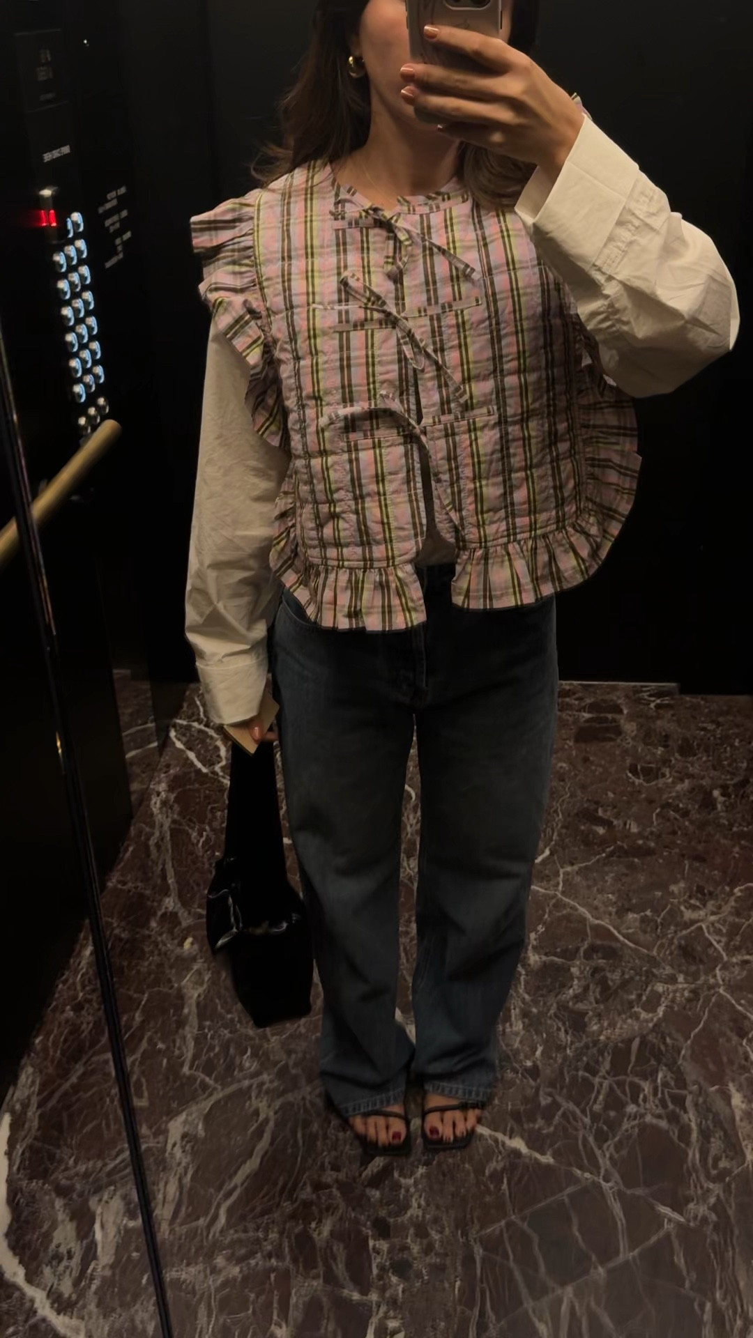 AFW Day 2, outfit 2 🩵 
P.S. you NEED these jeans in your life !! 