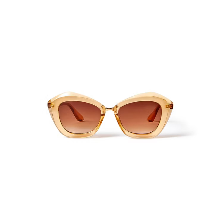 Women's Retro Cateye Sunglasses - RHODE x Target Cream | Target