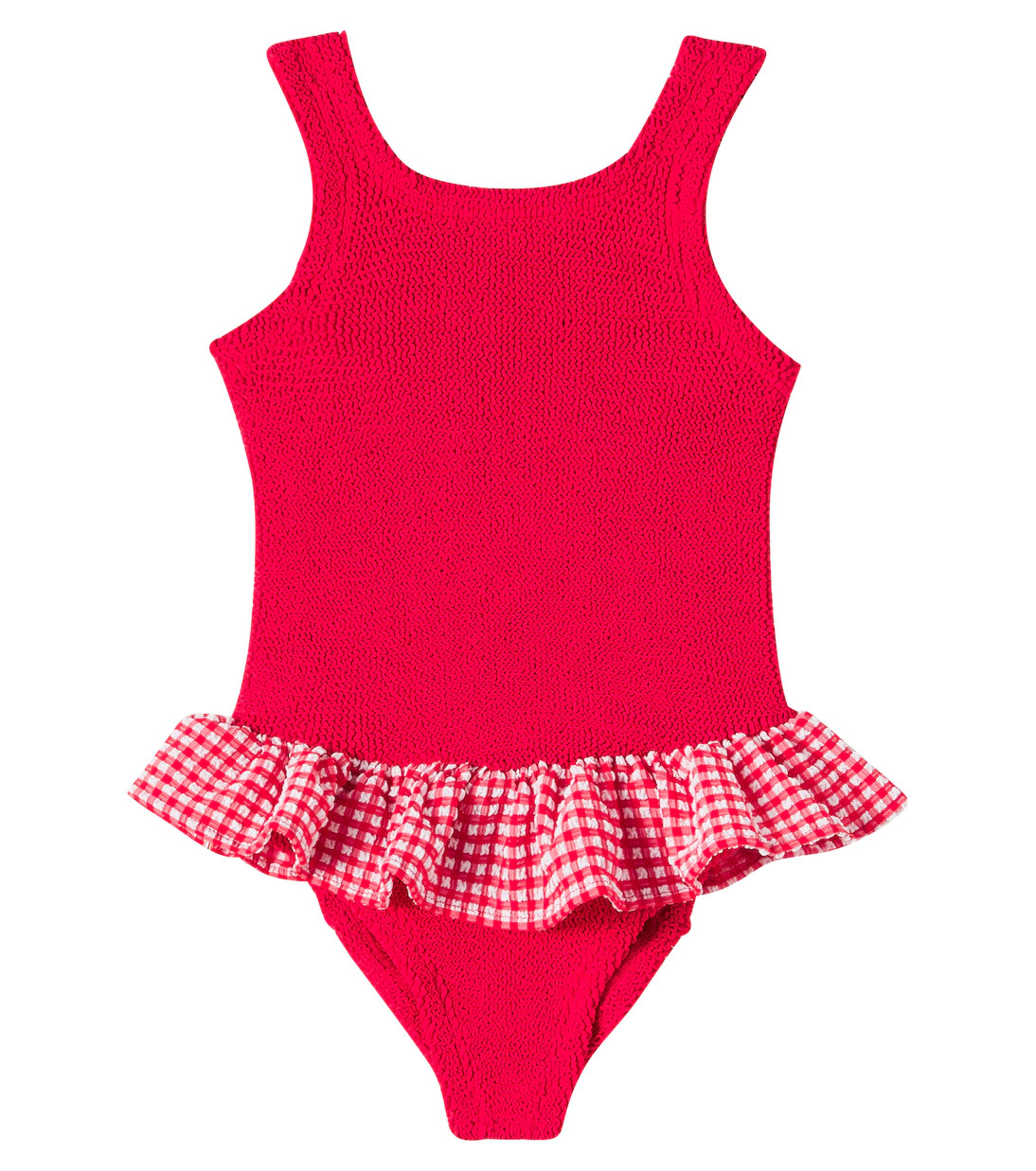 Gingham ruffled swimsuit | Mytheresa (US/CA)