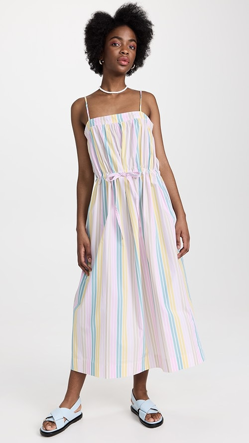 Stripe Cotton Maxi Strap Dress | Shopbop