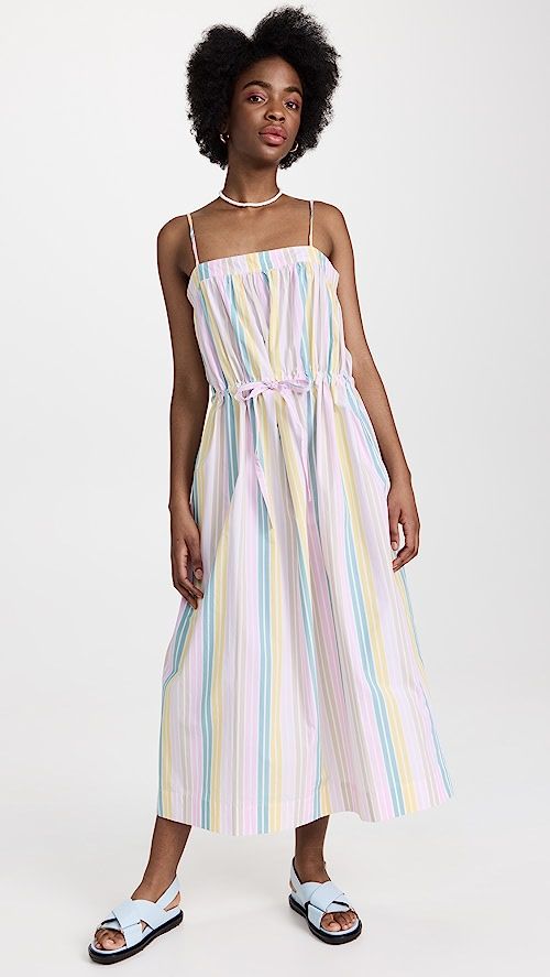 Stripe Cotton Maxi Strap Dress | Shopbop