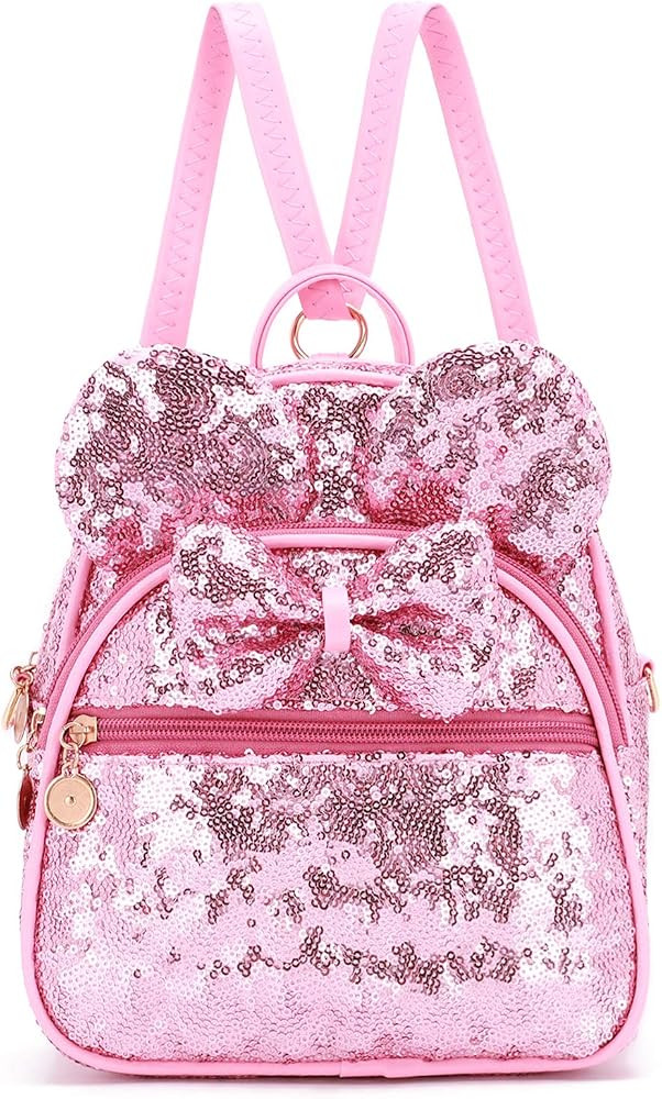 KL928 Girls Mini Backpack Bowknot Polka Dot Cute Small Daypacks Convertible Shoulder Bag Purse fo... | Amazon (US)