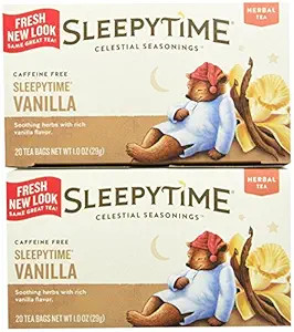 Celestial Seasonings Sleepytime Vanilla Tea Bags, 20 Count (Pack of 2) | Amazon (US)
