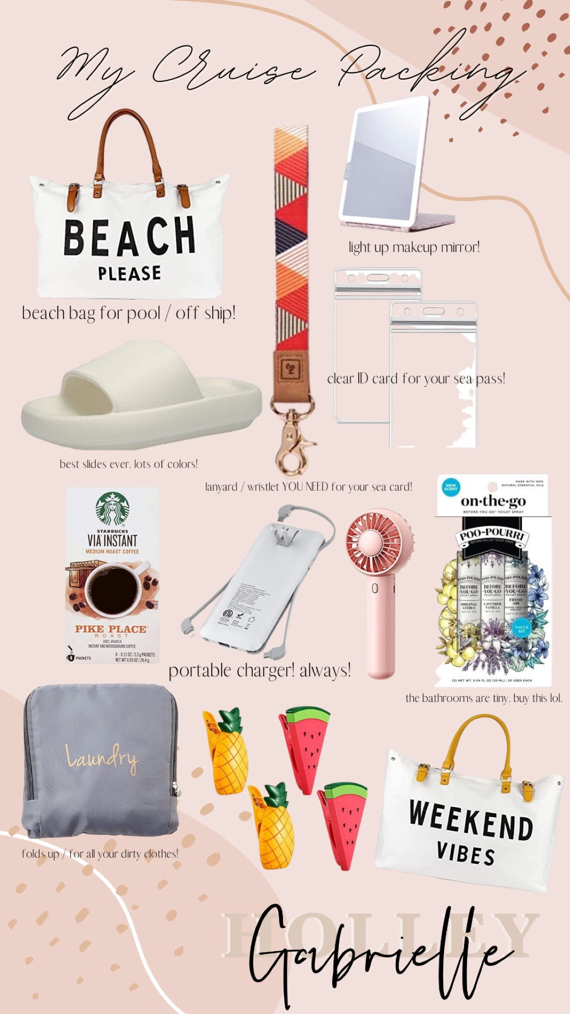 More cruise essentials! 🛳📍🤞🏼

#LTKunder100 #LTKtravel #LTKitbag