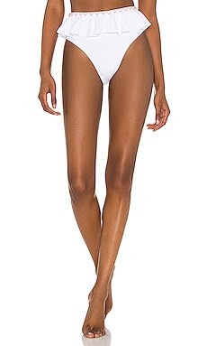 Tularosa Decklan High Waist Bottom in White & Blush from Revolve.com | Revolve Clothing (Global)