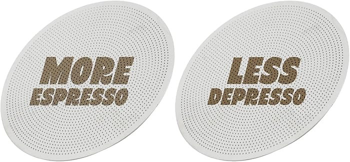 2packs 58.35mm Espresso Puck Screen, 0.9mm 150μm Ultra Thin Coffee Espresso Filter Screen - Mesh... | Amazon (US)