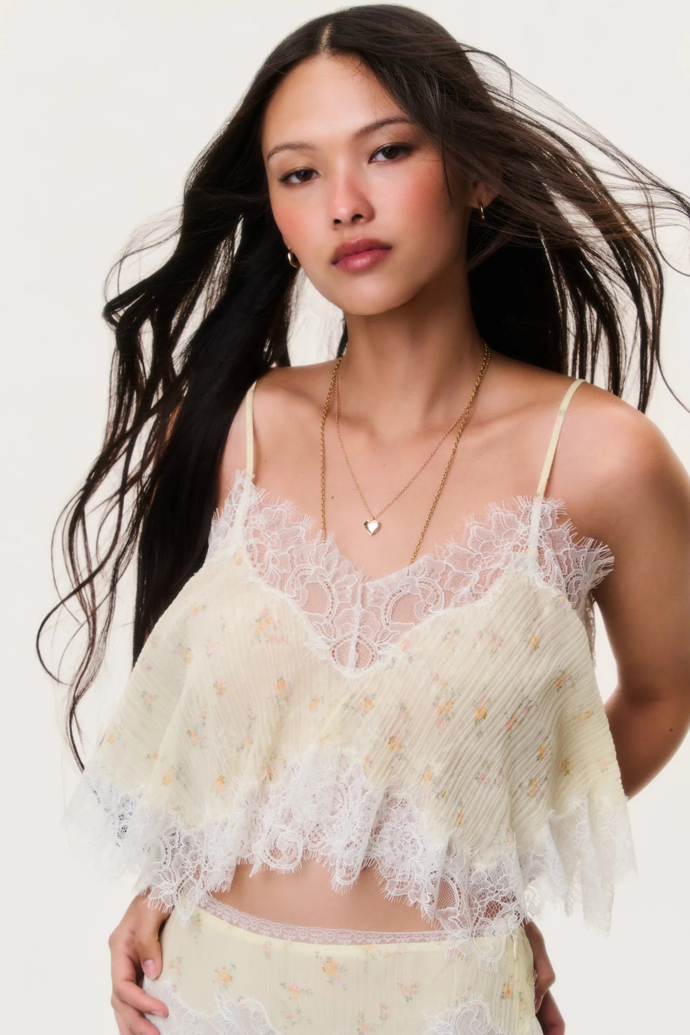 Elysia Cotton-Silk Crop Top | LoveShackFancy