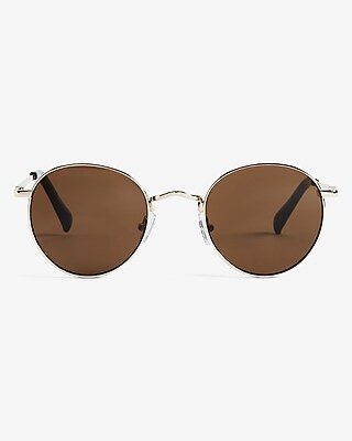Round Frame Sunglasses | Express