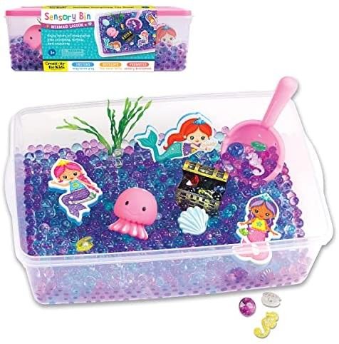 Creativity for Kids Sensory Bin: Mermaid Lagoon - Preschool Learning Toys for Girls and Boys Ages... | Amazon (US)