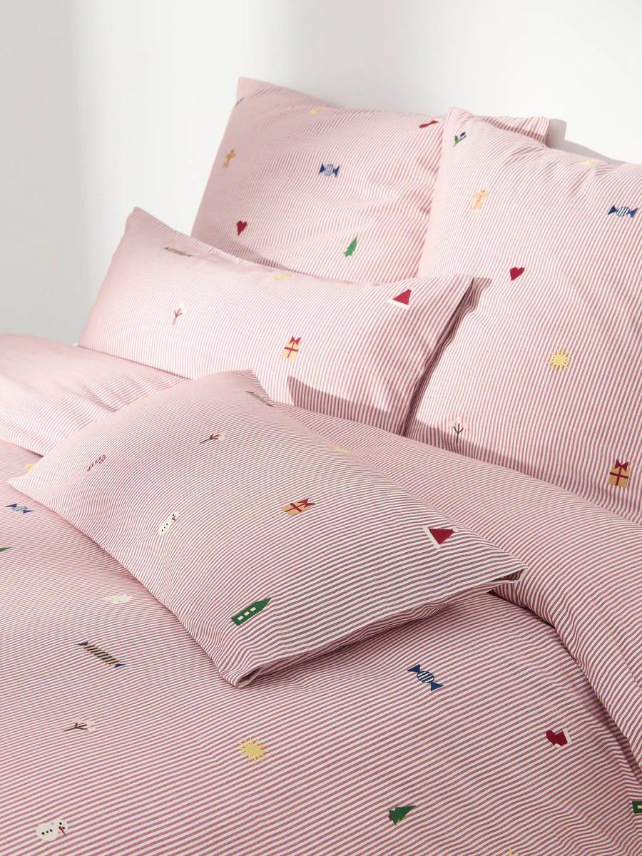 Copripiumino natalizio in cotone percalle Anella | Westwing EU