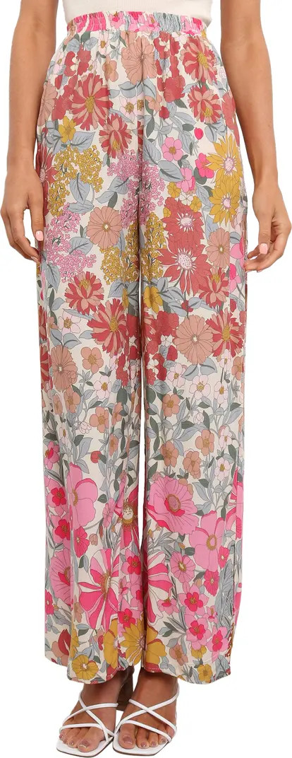Hart High Waist Floral Wide Leg Pant | Nordstrom