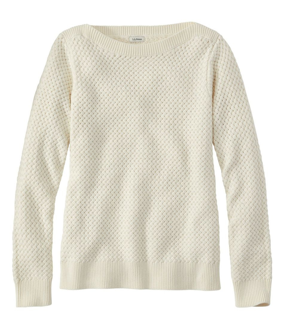 Women's Basketweave Sweater, Boatneck | L.L. Bean