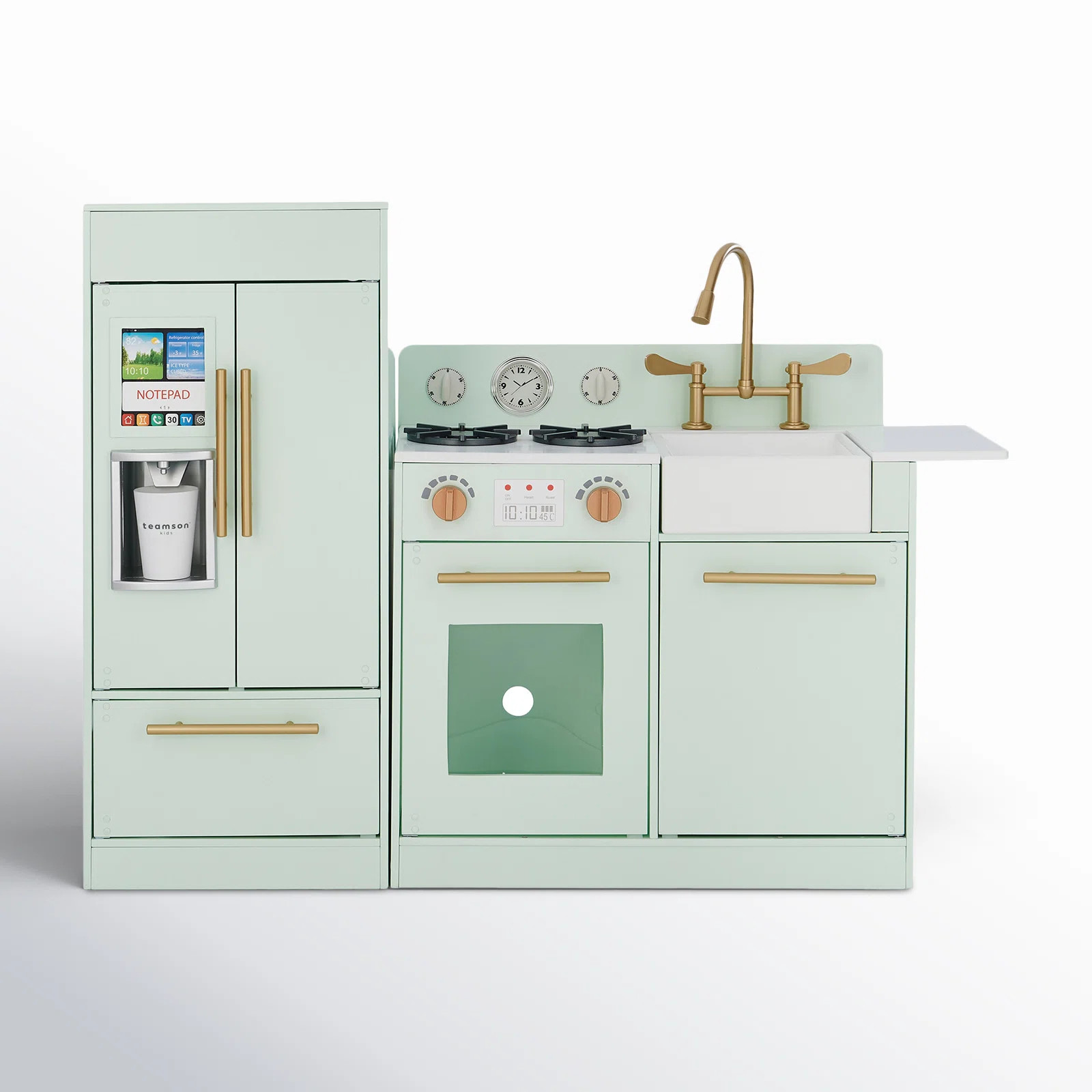 Teamson Kids Little Chef Charlotte Wooden Modular Play Kitchen with Refrigerator, Stove & Sink | Wayfair North America