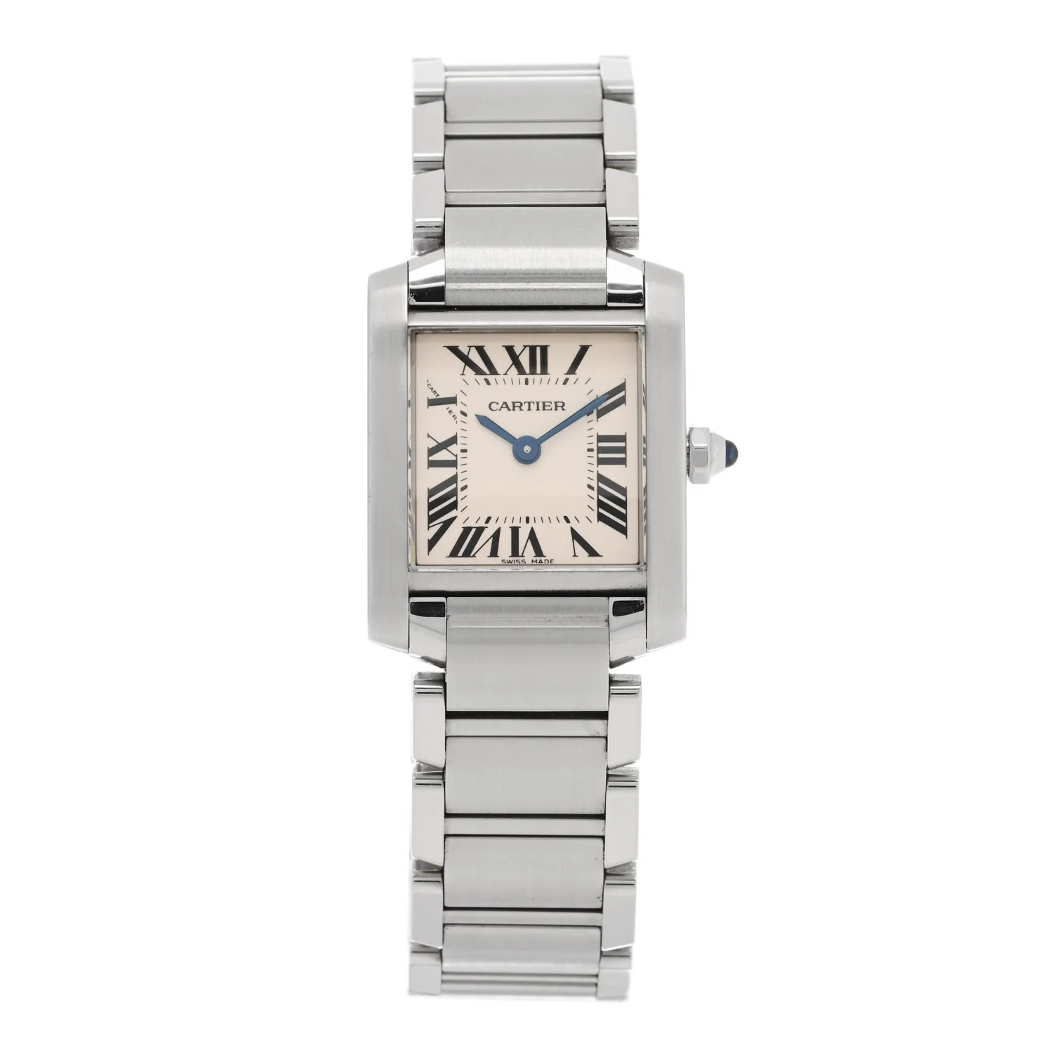 Stainless Steel 20mm Tank Francaise Quartz Watch | FASHIONPHILE (US)