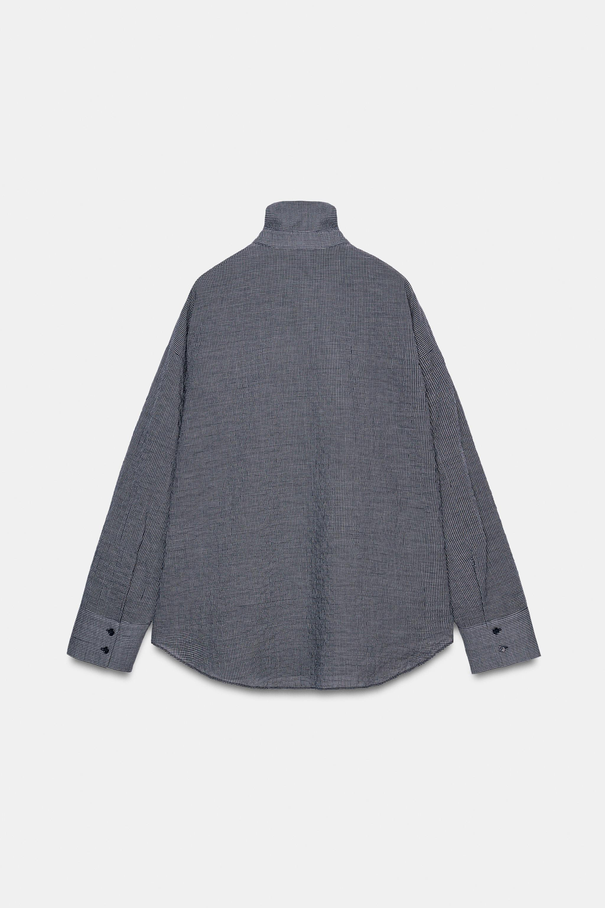 KARIERTES HEMD MIT HALSTUCH ZW COLLECTION | Zara DE