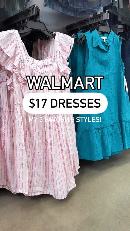 $17 dresses from Walmart, Walmart outfit, Walmart Fashion, Walmart try on, time and tru 

#LTKxWalmart #LTKSeasonal #LTKFindsUnder50
