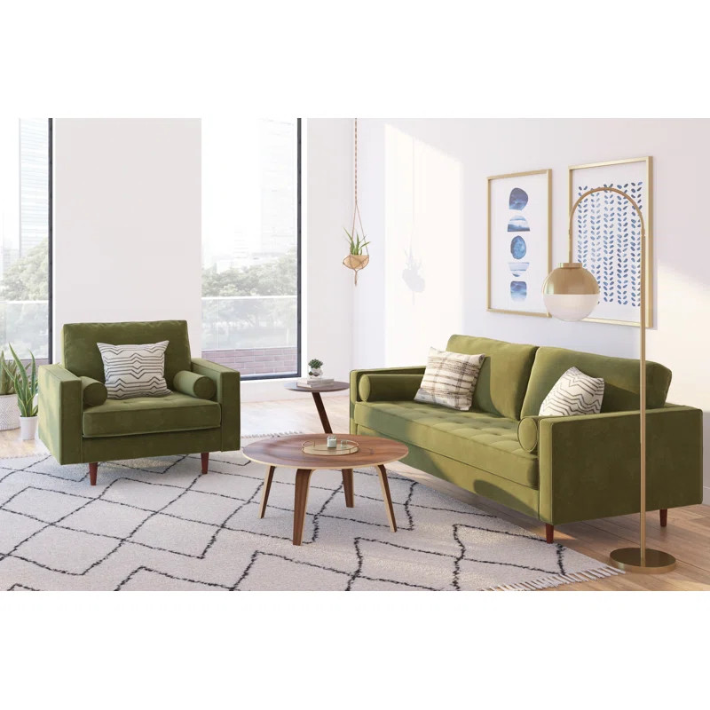 84" Wide Square Arm Sofa | Wayfair North America