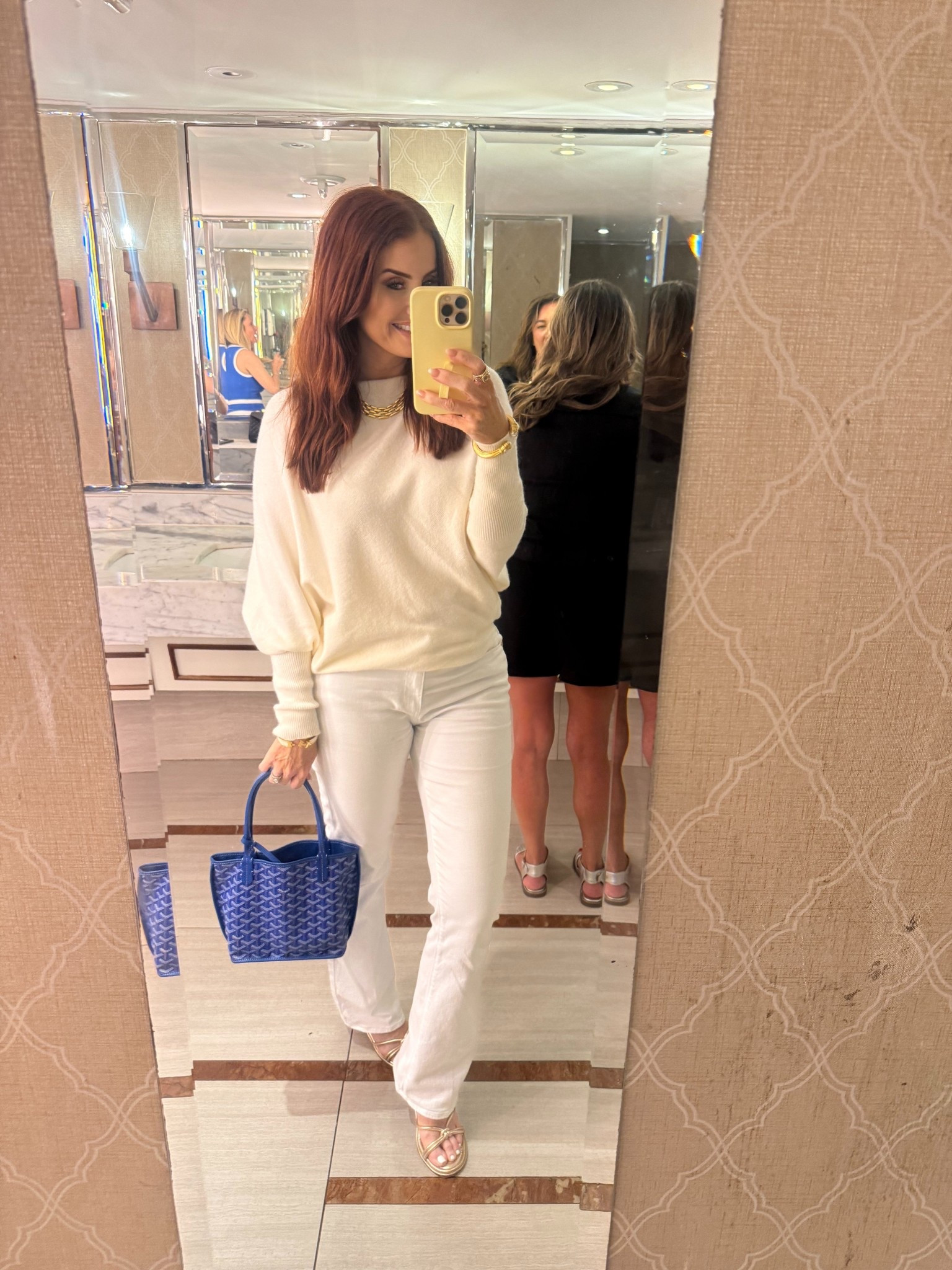 Winter white look for the night 

#LTKdayinmylife #LTKOver40 #LTKootd
