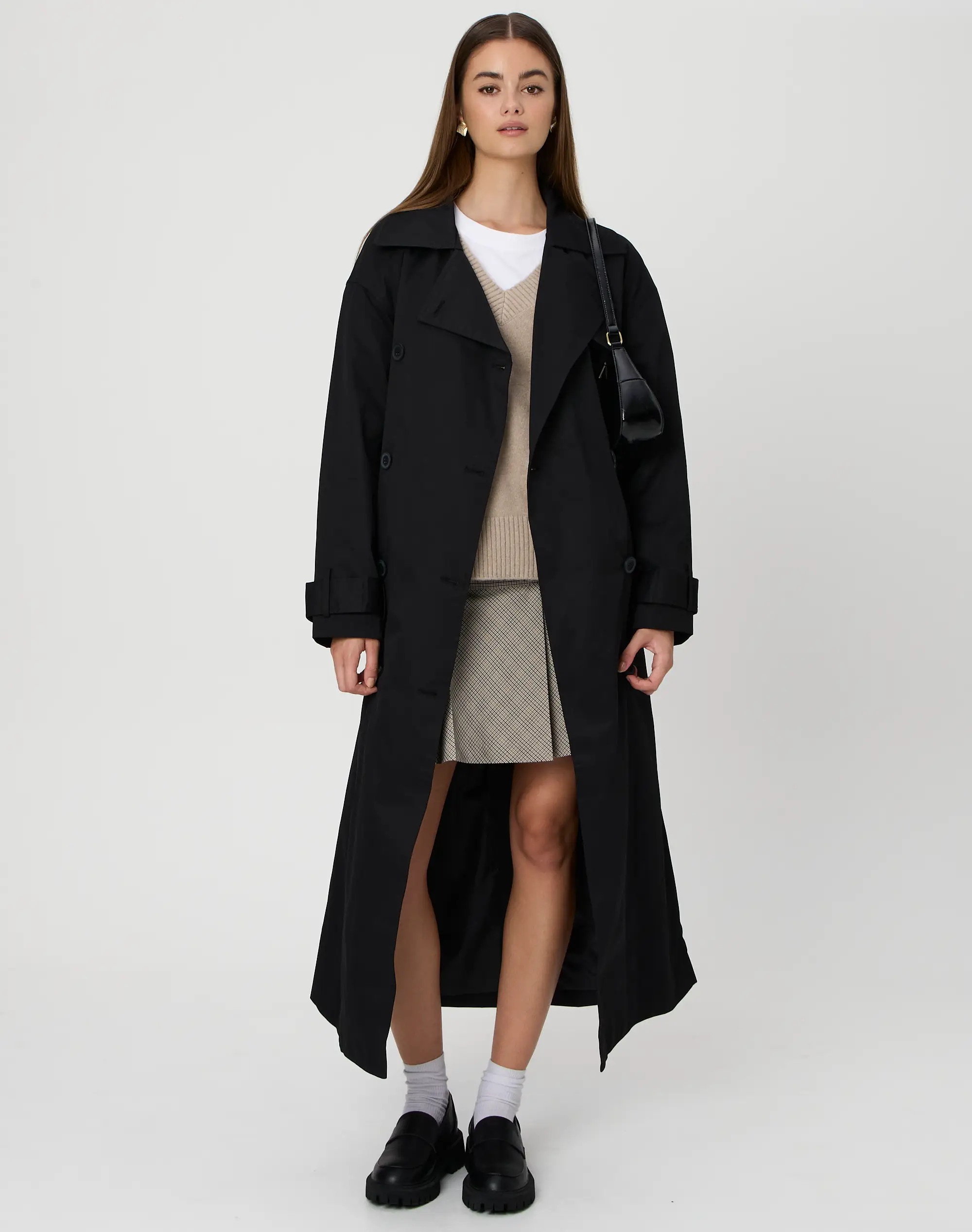 Classic Longline Trench Coat | Glassons (Australia)