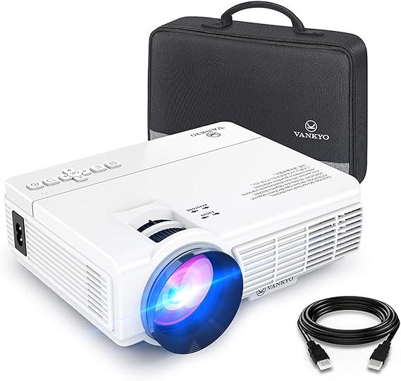 VANKYO LEISURE 3 Mini Projector, 1080P and 170'' Display Supported, Portable Movie Projector with... | Amazon (US)
