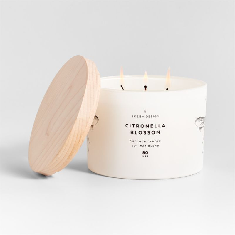 Skeem Blossom Citronella Candle + Reviews | Crate & Barrel | Crate & Barrel