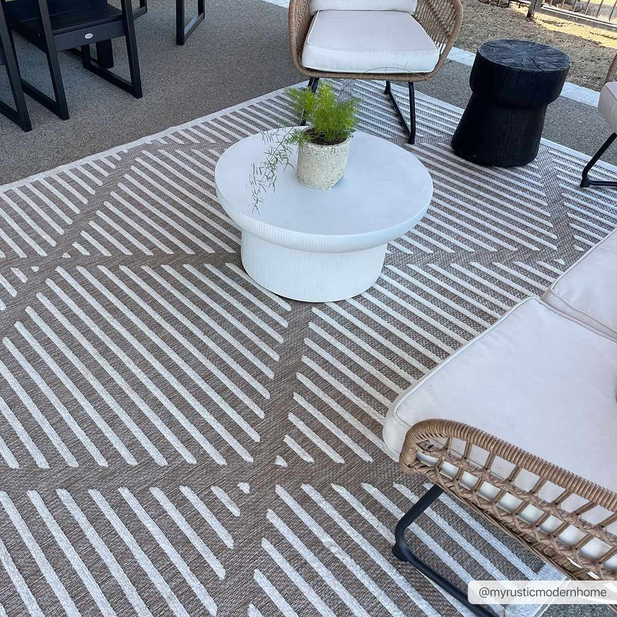 Anah Cream Outdoor Rug | Boutique Rugs