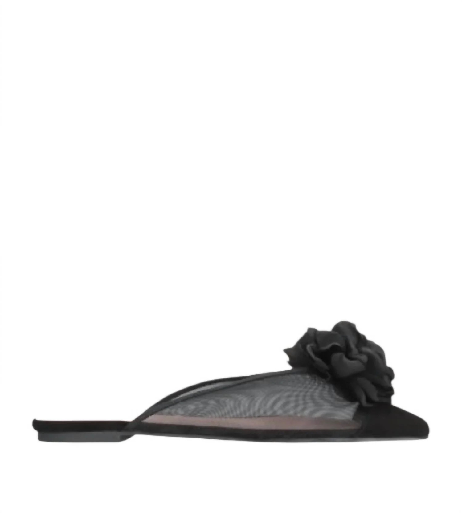 Woman's Ella Mesh Mules In Black | Shop Simon