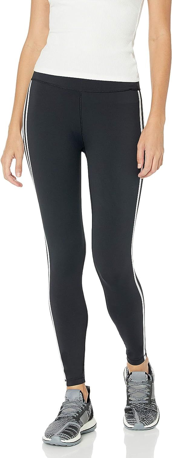 adidas Women's Believe This 2.0 Aeroready 3-Stripes 7/8 Workout Training Yoga Pants Leggings | Amazon (US)