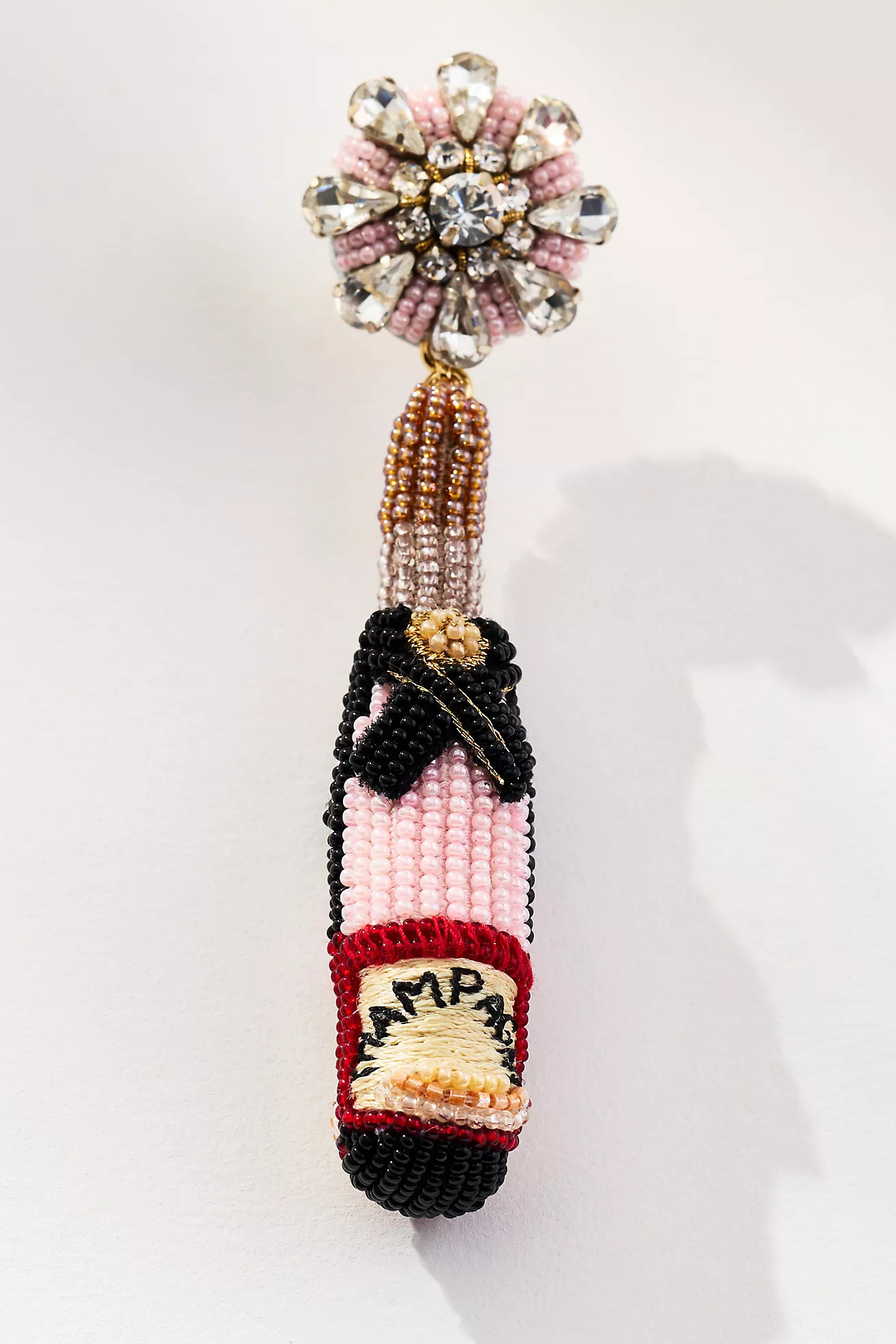 Mignonne Gavigan Rose Champagne Earrings | Anthropologie (US)