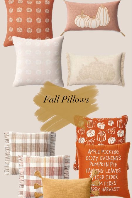 Fall pillows 

#LTKSeasonal