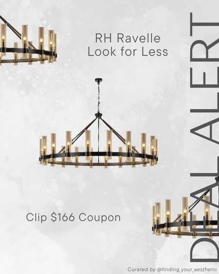 Great deal on this RH Ravelle Chandelier look for less. Available in multiple sizes, the 60" round version has a $166 coupon to clip...compare this to $3,000+ designer chandeliers! 

Amazon lighting // Amazon home deals // round chandelier dining // modern farmhouse chandelier entryway // RH inspired // restoration hardware look for less 

#LTKHome #LTKSaleAlert