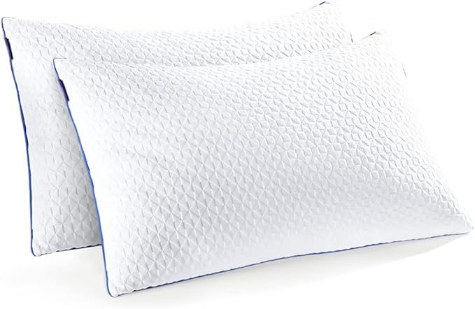 viewstar Pillows for Sleeping 2 Pack Cooling Shredded Memory Foam Pillows King Size, Height Adjus... | Amazon (US)
