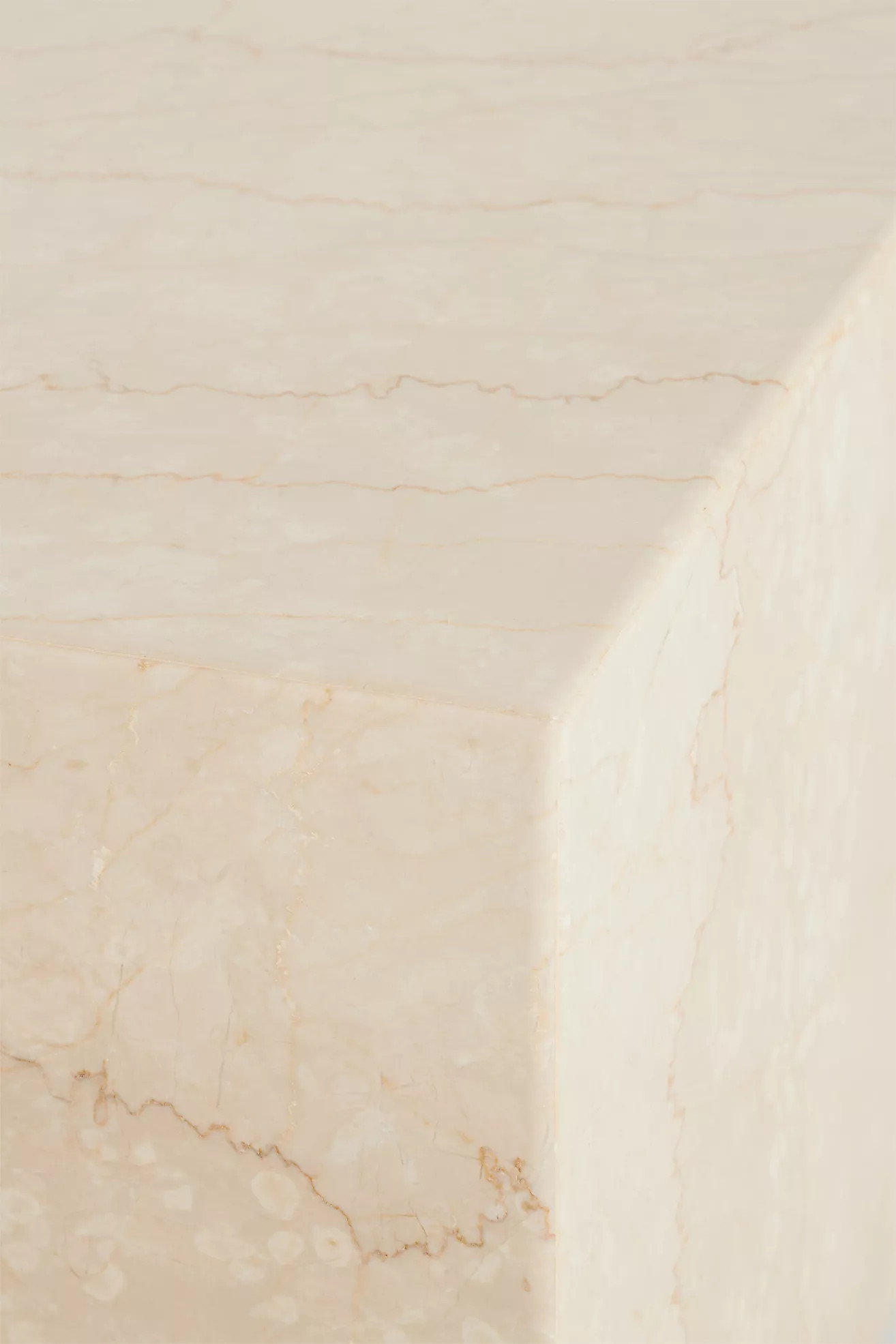 Grayson Rectangular 44" Marble Coffee Table | Anthropologie (US)