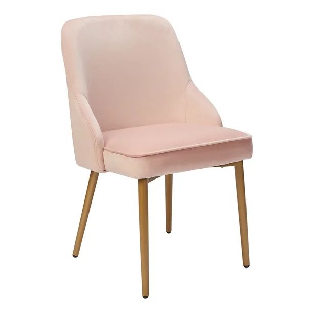 Better Homes & Gardens Reed Faux Velvet Dining Chair, Multiple Colors | Walmart (US)