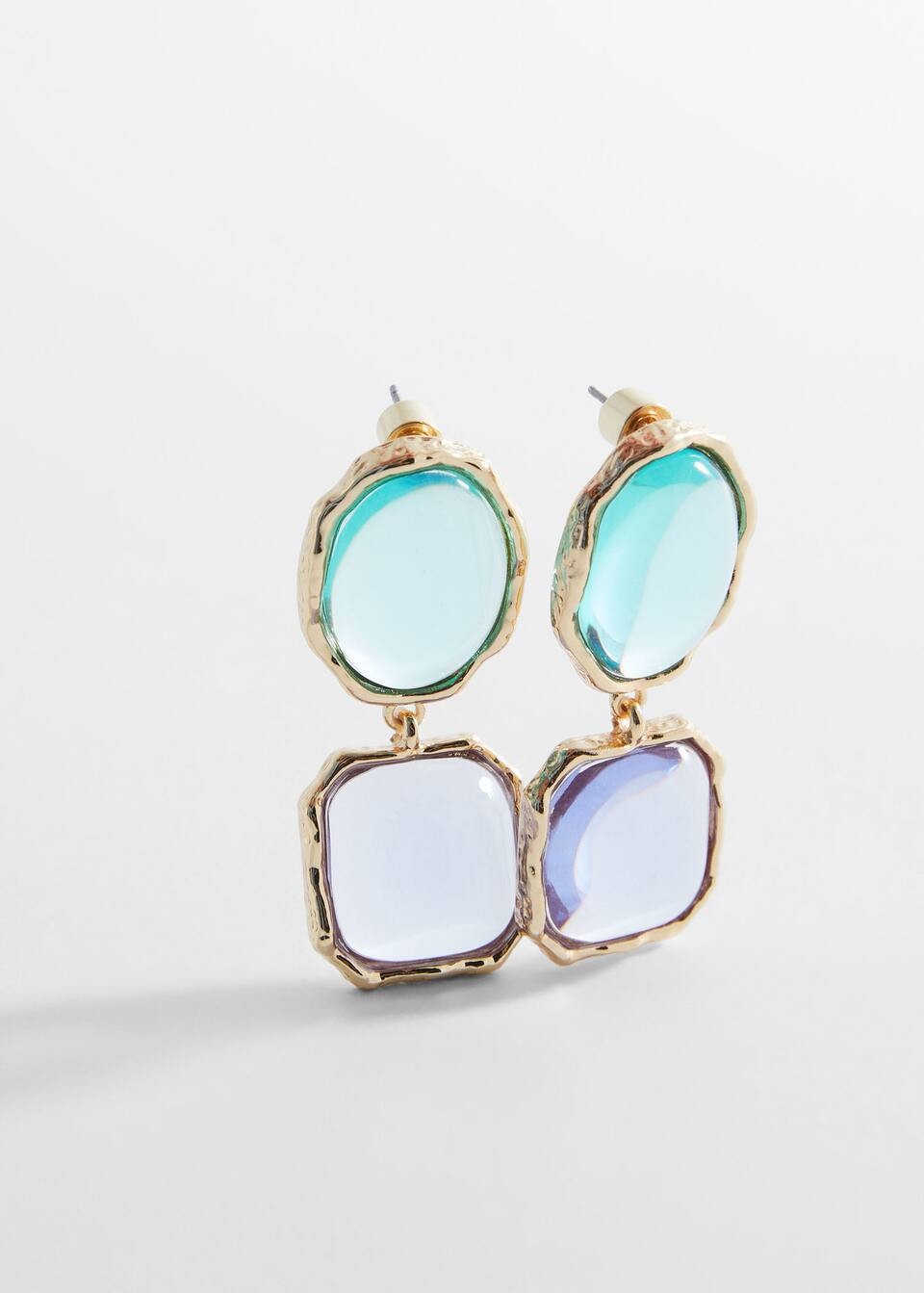 Kombinierte stein-ohrringe -  Damen | Mango Deutschland | MANGO (DE)