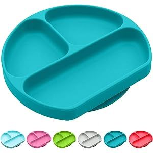 Silikong Suction Plate for Toddlers | BPA Free, 100% Food-Grade Silicone | Microwave, Dishwasher ... | Amazon (US)