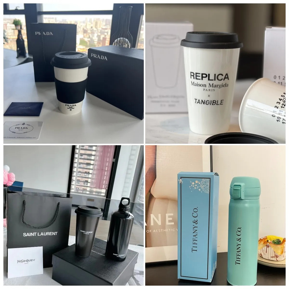Party Suppliers Dupe YSL Bottle Coffee & Cups Fashion Design With Gift Box Luxury Bag MJ223708 Fr... | DHGate