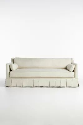 Leonelle Box-Pleated Sofa | Anthropologie (US)