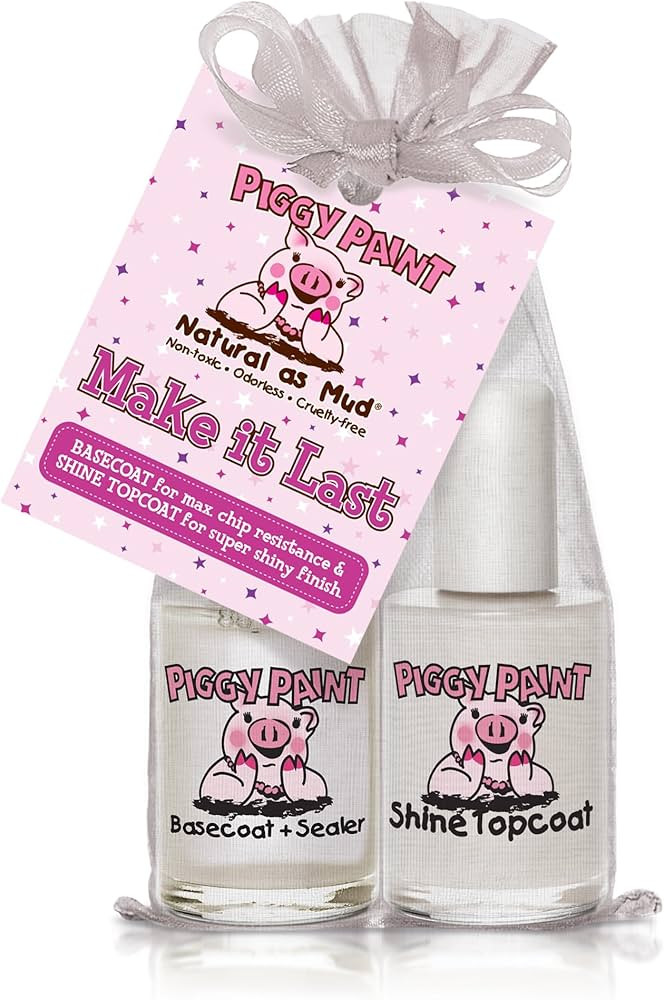 Piggy Paint | Girls Nail Polish | Cruelty-free, Vegan, & Low Odor for Kids | Make It Last (Baseco... | Amazon (US)