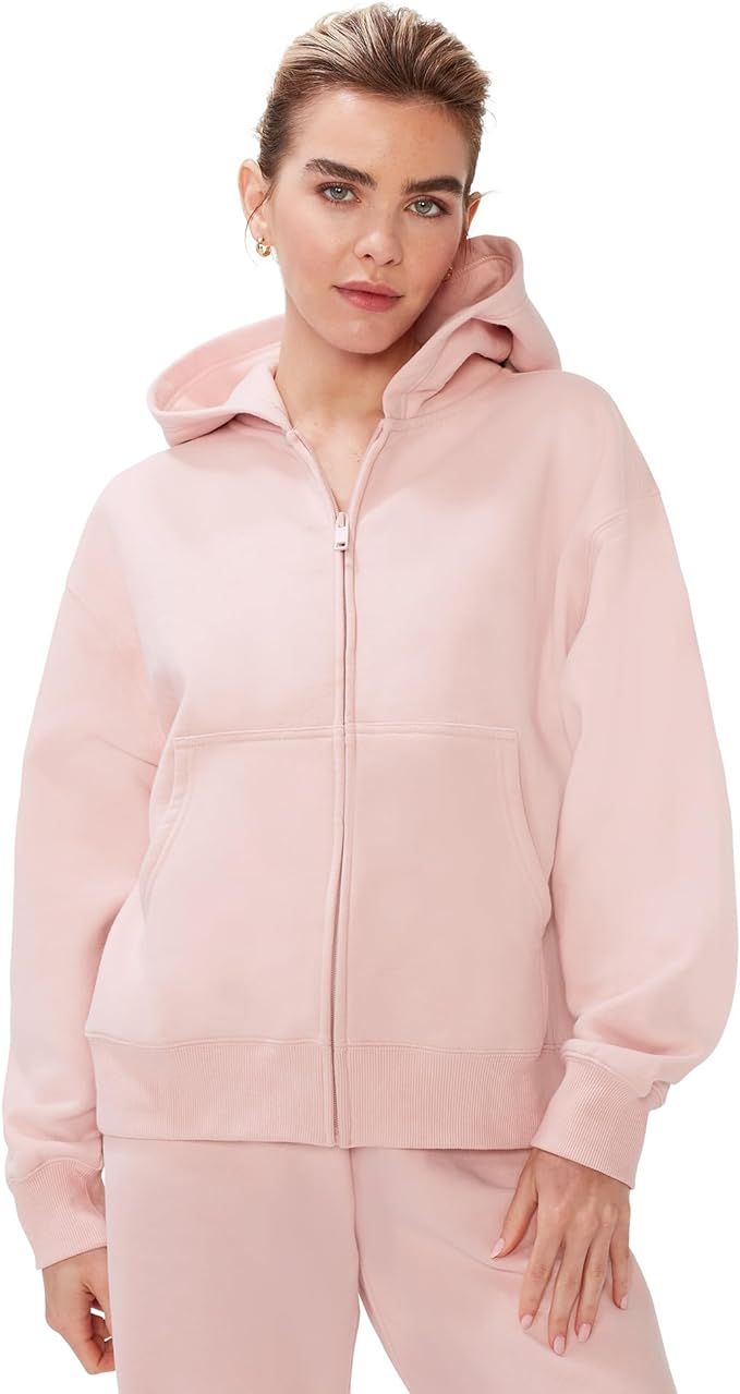 KUT & SO Zip Hoodie for Women – Oversized, Boyfriend Fit – Cozy Loungewear Premium Midweight ... | Amazon (US)